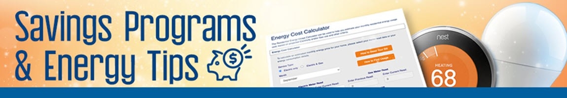 Savings Programs & Energy Tips